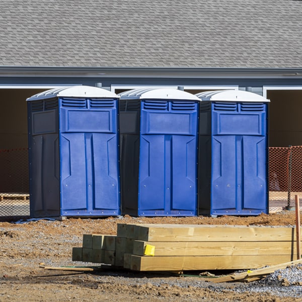 what is the cost difference between standard and deluxe porta potty rentals in Appleton WA